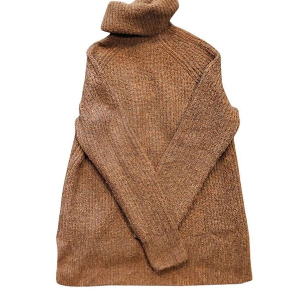 Madewell Sweater Women's XS Brown Mercer Turtleneck Coziest Yarn Soft Warm - Picture 3 of 6